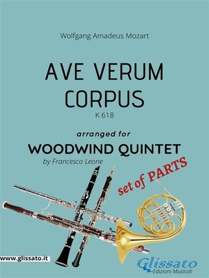 cover image of Ave Verum (Mozart)--Woodwind Quintet set of PARTS